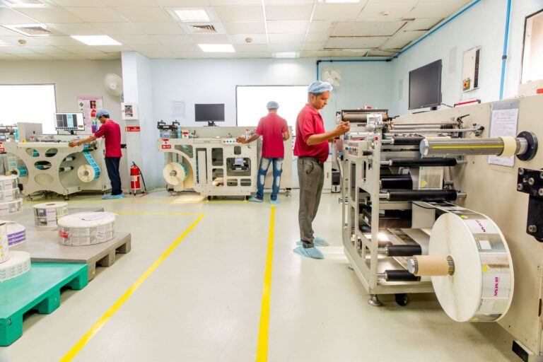 Quality Checking Department with line scan camera guided systems